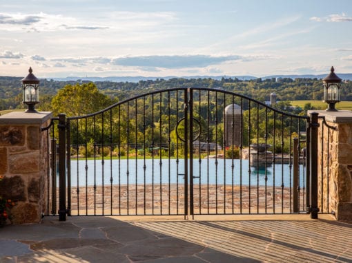 Wrought Iron Property Gate