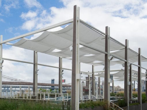 Metal Fabricated Steel Canopy Pavilion - Pier 17