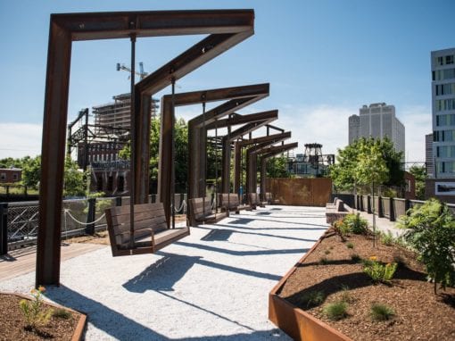 Corten Steel Park Swings