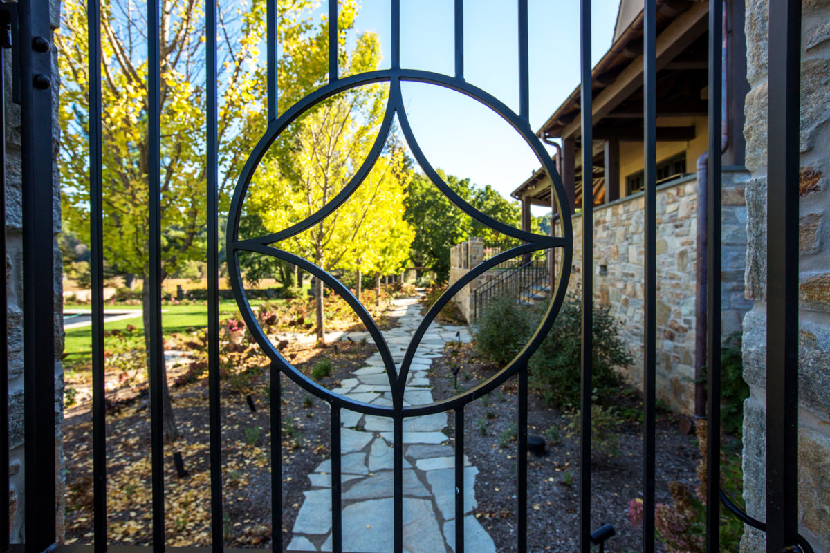 Metal Fabricated Fence Gate