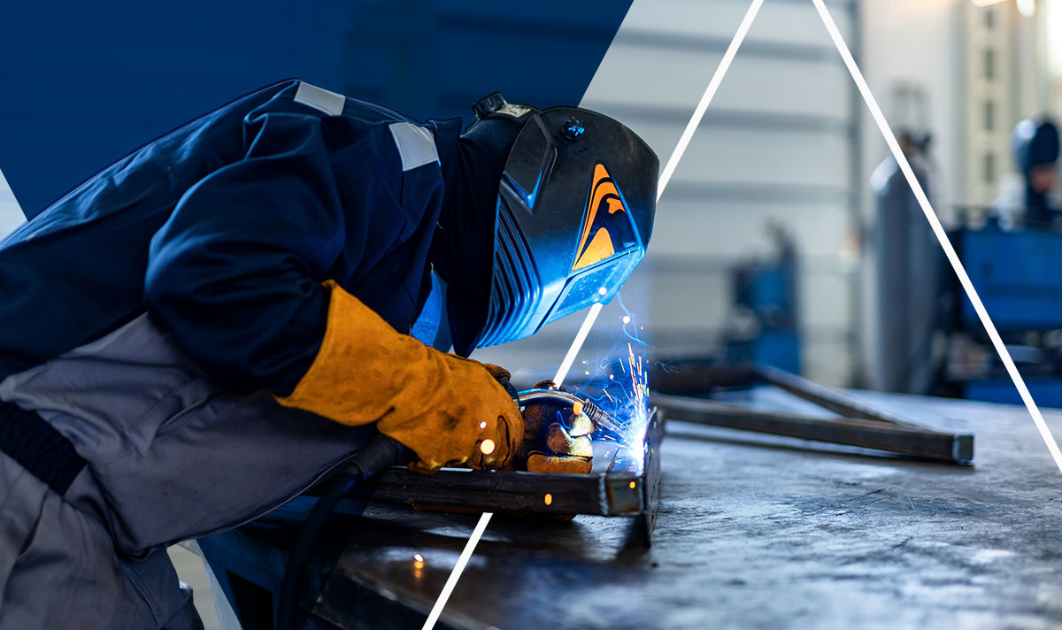 welder working on a project