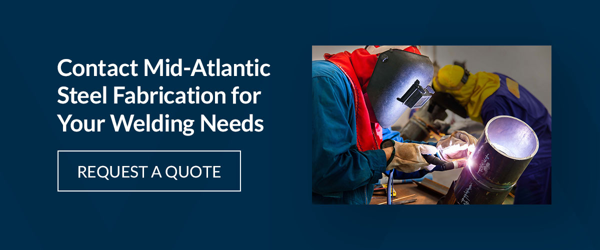 contact mid-atlantic steel fabrication for your welding needs