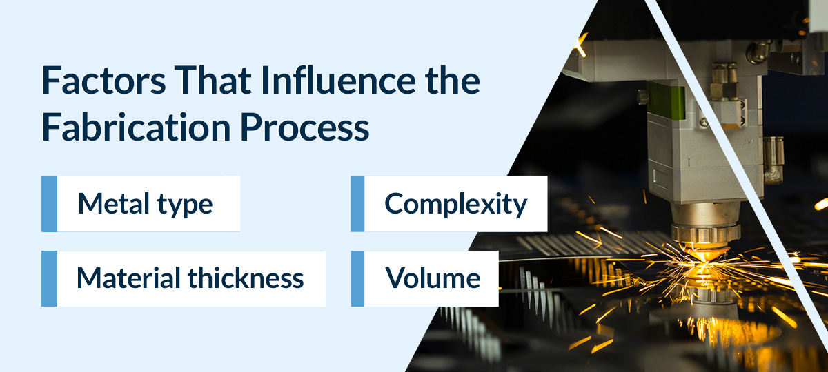 factors that influence the metal fabrication process